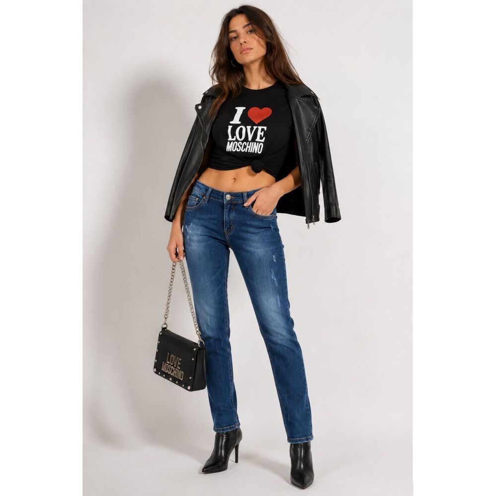 Love Moschino Blue Slim Denim Jeans Pants Trousers   Women's Size 29